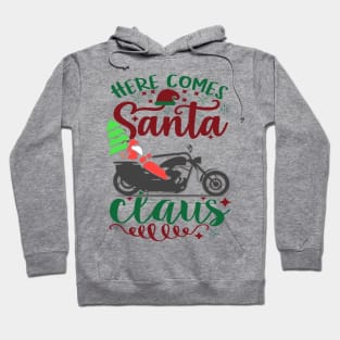 Christmas Santa Coming Hoodie